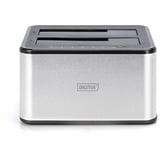 Digitus Docking station per HDD SATA doppio argento/Nero
