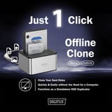 Digitus Docking station per HDD SATA doppio argento/Nero