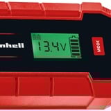 EINHELL CE-BC 4 M Caricabatteria per veicolo 12 V Nero, Rosso rosso/Nero, 12 V, 220 - 240 V, 50 Hz, LCD, IP65, Nero, Rosso