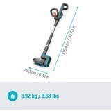 GARDENA Pulitore multiuso a batteria AquaBrush Patio 18V P4A solo, Detergente per pavimenti duri grigio/Turchese