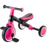 GLOBBER Learning Trike 2 in 1, Girante fucsia