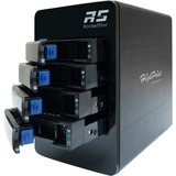 HighPoint RocketStor 6314B TB 2 to TB 3, Disk enclosure Nero