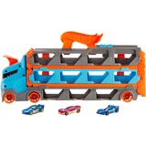 Hot Wheels City HW Camion 2in1 Trasport+Pista blu/Orange, Set di veicoli, 4 anno/i, Plastica, Grigio, Multicolore