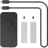 ICY BOX Custodia SSD M.2 NVMe IB-1980M-80G, Disk enclosure Nero