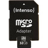 Intenso 32GB MicroSDHC Classe 10 32 GB, MicroSDHC, Classe 10, 25 MB/s, Resistente agli urti, A prova di temperatura, Resistente all’acqua, A prova di raggi X, Nero