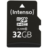 Intenso 32GB MicroSDHC Classe 10 32 GB, MicroSDHC, Classe 10, 25 MB/s, Resistente agli urti, A prova di temperatura, Resistente all’acqua, A prova di raggi X, Nero