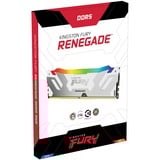 Kingston FURY FURY 32GB 6400MT/s DDR5 CL32 DIMM (Kit da 2) Renegade RGB Bianco XMP, Memoria bianco, 32 GB, 2 x 16 GB, DDR5, 288-pin DIMM