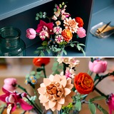 LEGO Bouquet di fiori rosa, Giochi di costruzione Set da costruzione, 18 anno/i, Plastica, 749 pz, 690 g