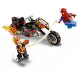 LEGO Marvel Super Heroes Spider-Man vs. Ghost Rider sulla sua motocicletta, Giochi di costruzione 