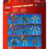 LEGO NINJAGO 71808 Mech Elemento Fuoco di Kai, Giochi per Bambini di 7+ Anni con 2 Action Figure da Costruire e 4 Minifigure, Giochi di costruzione Giochi per Bambini di 7+ Anni con 2 Action Figure da Costruire e 4 Minifigure, Set da costruzione, 7 anno/i, Plastica, 322 pz, 484 g
