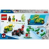 LEGO Spidey e i Suoi Fantastici Amici 11198 Inseguimento sui Dino-Veicoli di Spin ed Electro, Giochi Educativi per Bambini 4+, Giochi di costruzione Giochi Educativi per Bambini 4+, Set da costruzione, 4 anno/i, Plastica, 124 pz, 295 g