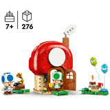 LEGO Super Mario 72041 Festa a Casa di Toad, Giocattolo con 2 Figure, Cucina, Camera, Tavolo da Picnic, Regalo per Bambini 7+, Giochi di costruzione Giocattolo con 2 Figure, Cucina, Camera, Tavolo da Picnic, Regalo per Bambini 7+, Set da costruzione, 7 anno/i, Plastica, 276 pz, 498 g