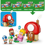 LEGO Super Mario 72041 Festa a Casa di Toad, Giocattolo con 2 Figure, Cucina, Camera, Tavolo da Picnic, Regalo per Bambini 7+, Giochi di costruzione Giocattolo con 2 Figure, Cucina, Camera, Tavolo da Picnic, Regalo per Bambini 7+, Set da costruzione, 7 anno/i, Plastica, 276 pz, 498 g