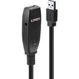 Lindy 43322 cavo USB USB 3.2 Gen 1 (3.1 Gen 1) 15 m USB A Nero, Cavo di prolunga Nero, 15 m, USB A, USB A, USB 3.2 Gen 1 (3.1 Gen 1), 5 Gbit/s, Nero