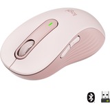 Logitech Signature M650 mouse Mano destra RF senza fili + Bluetooth Ottico 2000 DPI rosa, Mano destra, Ottico, RF senza fili + Bluetooth, 2000 DPI, Rosa