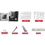 MSI B760M GAMING PLUS WIFI scheda madre Intel B760 LGA 1700 micro ATX Nero/Argento, Intel, LGA 1700, Intel® Celeron®, Intel® Pentium® Gold, LGA 1700, DDR5-SDRAM, 192 GB