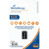 MediaRange USB Nano 8 GB, Chiavetta USB Nero