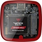 Patriot EV330 PCIe M.2 2230, Disk enclosure Nero/Rosso