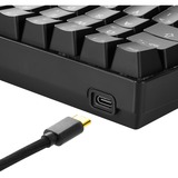 Sharkoon SGK50 S4 tastiera USB QWERTY Italiano Nero Nero, 60%, USB, QWERTY, LED RGB, Nero