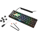 Sharkoon SGK50 S4 tastiera USB QWERTY Italiano Nero Nero, 60%, USB, QWERTY, LED RGB, Nero