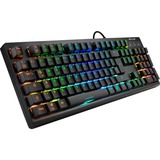 Sharkoon SKILLER SGK30 tastiera USB QWERTZ Tedesco Nero Nero, Full-size (100%), USB, Interruttore a chiave meccanica, QWERTZ, LED RGB, Nero