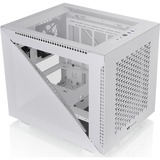 Thermaltake Divider 200 TG Air Snow Micro Micro Tower Bianco bianco, Micro Tower, PC, Bianco, SPCC, Vetro temperato, Giocare, Blu, Verde, Rosso