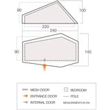 Vango TEQF10HYDA10Z05, F10 Hydrogen Air verde scuro