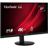 ViewSonic VG Series VG2708-4K Monitor PC 68,6 cm (27") 3840 x 2160 Pixel 4K Ultra HD LED Nero, Monitor LED Nero (opaco), 68,6 cm (27"), 3840 x 2160 Pixel, 4K Ultra HD, LED, 4 ms, Nero