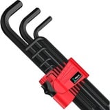 Wera 950/9 Hex-Plus 7 set di chiavi a brugola, 9 pezzi, Cacciavite Nero