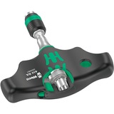 Wera Kraftform Kompakt 400 RA SHK Set 1, con funzione cricchetto, Set di bit Nero/Verde