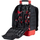 Wiha Zaino porta attrezzi mechanic Set, Set di strumenti Nero/Rosso