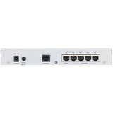 Zyxel USG Flex 100 firewall (hardware) 0,9 Gbit/s 0,9 Gbit/s, 0,27 Gbit/s, 42,65 BTU/h, 989810 h, IPSec, SSL/TLS, IKEv2, IPSec, SSL, L2TP/IPSec