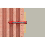 fischer Tassello a gambo lungo HybridPower 10x90 T K rosso/grigio