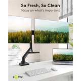 goobay 74074, Base per monitor Nero