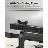 goobay 74074, Base per monitor Nero