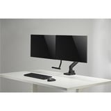 goobay Supporto doppio per monitor Office, Base per monitor Nero