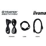 iiyama G-MASTER GB2741HSU-B1 Monitor PC 68,6 cm (27") 1920 x 1080 Pixel Full HD LED Nero, Monitor di gioco Nero (opaco), 68,6 cm (27"), 1920 x 1080 Pixel, Full HD, LED, Nero