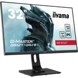iiyama G-MASTER GB3271QSU-B1 Monitor PC 80 cm (31.5") 2560 x 1440 Pixel Wide Quad HD LED Nero, Monitor di gioco Nero, 80 cm (31.5"), 2560 x 1440 Pixel, Wide Quad HD, LED, 1 ms, Nero
