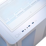 Aerocool P500C Midi Tower Bianco, Chassis Tower bianco, Midi Tower, PC, Bianco, ATX, micro ATX, Mini-ITX, SPCC, Vetro temperato, Gaming