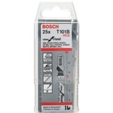Bosch 2 608 633 622 lama per sega a gattuccio, sega a traforo e sega universale Lama per seghetto alternativo Acciaio al carbonio (HCS) 25 pz Lama per seghetto alternativo, Legno, Acciaio al carbonio (HCS), 2,7 mm, 10 cm, 25 pz