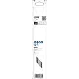Bosch 2 608 667 394 lama per sega a gattuccio, sega a traforo e sega universale Lama per seghetto alternativo Acciaio al carbonio (HCS) 3 pz Lama per seghetto alternativo, Truciolare, Pannello in fibra, Legno dolce, Paniforte, Acciaio al carbonio (HCS), Nero, 4 mm, 25 cm