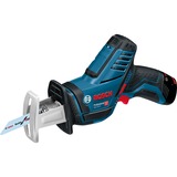 Bosch GSA 12V-14 Professional seghetto elettrico 3000 spm (fogli per minuto), Scambiarsi sega blu/Nero, Impugnatura a T, Nero, Blu, 3000 spm (fogli per minuto), 70 dB, 81 dB, 3 dB