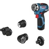 Bosch GSR 12V-35 FC 1750 Giri/min Nero, Blu, Trapano avvitatore blu/Nero, Cacciavite elettrico, Impugnatura a pistola, Mandrino a rilascio rapido, Nero, Blu, Senza spazzola, 1750 Giri/min
