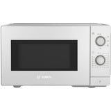 Bosch Serie 2 FL020MW0 Bianco Solo microonde Superficie piana 20 L 800 W, Forno a microonde bianco, Superficie piana, Solo microonde, 20 L, 800 W, Pulsanti, Manopola, Bianco