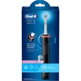 Braun Oral-B Pro 3 3000 Sensitive Clean, Spazzolino da denti elettrico Nero/Bianco