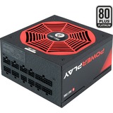 Chieftronic PowerPlay alimentatore per computer 850 W 20+4 pin ATX PS/2 Nero, Rosso, Alimentatore PC Nero/Rosso, 850 W, 100 - 240 V, 47 - 63 Hz, 12 A, Attivo, 100 W