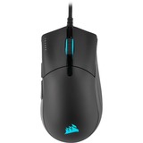 Corsair SABRE RGB PRO mouse Mano destra USB tipo A Ottico 18000 DPI Nero, Mano destra, Ottico, USB tipo A, 18000 DPI, 1 ms, Nero