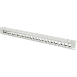Digitus Pannello patch modulare, 24 porte, non equipaggiato, montaggio a rack, Patch Panel grigio