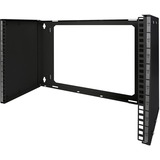 Digitus Supporto patch per installazione a parete per installazioni da 483 mm (19"), Montaggio a parete Nero, Da parete, 4U, 15 kg, Nero