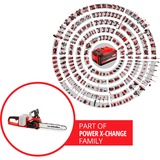 EINHELL GE-LC 36/35 li-solo Scie à chaîne à deux, 0 W, 18 V rosso/Nero, 0 W, 18 V